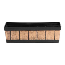 Strend pro Virágcserép, Strend Pro, fa hatású mintás, 47x15x17 cm kerti tárolás