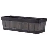 Strend pro Woodeff, virágláda, natur, fa hatású 15x47x17 cm,