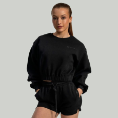 Strix Lunar női cropped pulóver Black
