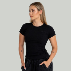 Strix Ribbed női póló Black - STRIX S