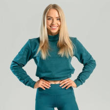 Strix Women‘s Essential High neck jumper deep teal női edzőruha