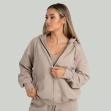 Strix Zip női kapucnis pulóver Taupe női pulóver, kardigán