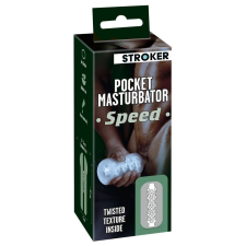  STROKER Speed - műpopsi maszturbátor (áttetsző) egyéb erotikus kiegészítők férfiaknak
