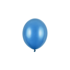  Strong Balloons 12cm, Metallic Caribbean Blue (1 pkt / 100 pc.) party kellék
