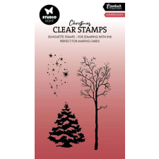 Studio Light Winter night Szilikonbélyegző Clear Stamps (1 csomag) bélyegző