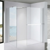 Stuxi Milano Kombi Plus 1 Walk-in zuhanyfal, 90x90 cm, 8 mm vastag vízlepergető biztonsági üveggel, polccal és törölközőtartóval