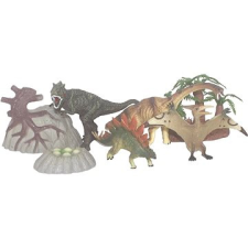 STX Dinoszaurusz készlet fákkal 4 játékfigura