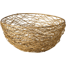 Style Point Fém drótkosár, Style Point, 30 cm, arany konyhai eszköz