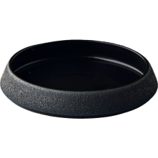 Style Point Mélytányér, Style Point Vulcanic 20 cm, fekete tányér és evőeszköz