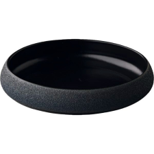 Style Point Mélytányér, Style Point Vulcanic 24 cm, fekete tányér és evőeszköz