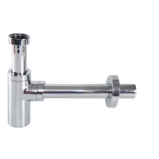 Styron Fém mosdó búraszifon kerek forma, leeresztőszelep nélkül, 32 mm-es elfolyással szaniter