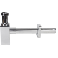 Styron Fém mosdó búraszifon szögletes forma, leeresztőszelep nélkül, 32 mm-es elfolyással szaniter