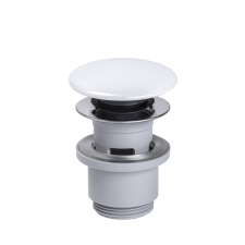 Styron Klikk klakk műanyag túlfolyós leeresztőszelep teli tetejű, fehér szaniter