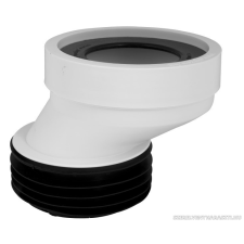 Styron WC bekötő, 40 mm-es eltolású fürdőkellék