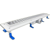 Styron Zuhanyfolyóka 800 mm MEDIUM rozsdamentes fedráccsal