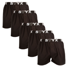 Styx 5PACK Férfi klasszikus boxeralsó Styx sport gumi (5B960) L férfi alsó
