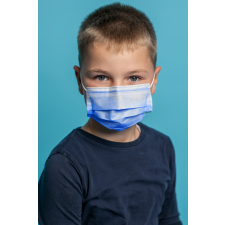 Su Biyomedikal Sistemler ve Saglık Hizmetleri San. ve Tic. Ltd. Sti. Submed type II 3-rétegű, egyszer használatos gyermek orvosi arcmaszk - 10 db - Kék - gyermek tisztító- és takarítószer, higiénia
