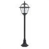 SU-MA Kültéri kerti lámpaoszlop lámpa E27 ólomüveg K 5002/2 N 110cm fekete Su-Ma