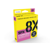  Sufix SFX 8 Carrier Braid 270m 0,205mm 16,5kg Hot Yellow (ASU640623) fonott zsinór