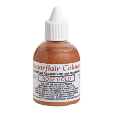 Sugarflair airbrush festék, rose gold, 60ml sütés és főzés