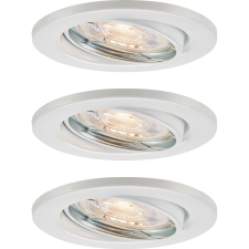  Süllyesztett LED lámpa 86R fém fehér 3 darabos készlet EEK: E világítás