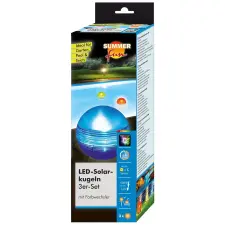  Summer Fun napelemes lámpa 3 darabos készlet medence kiegészítő