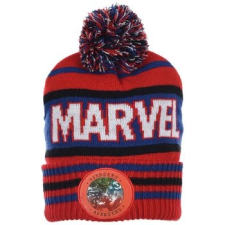 Sun city Marvel csíkos piros sapka gyerek sapka