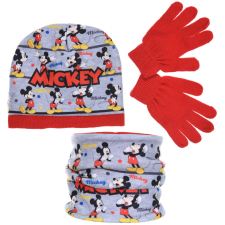 Sun city Mickey szürke sapka-sál szett gyerek ruha szett