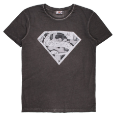 Sun city Superman férfi grafit póló