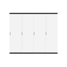 SUN ELEGANCE/DELUXE/FUSION 3m antracit csúsztatható üveg panel kerti bútor