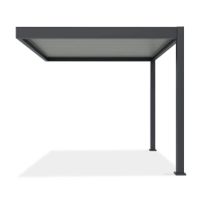  SUN ELEGANCE WALL 3x3 m light grey terasz pergola kerti bútor