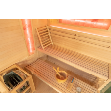  Sundum Pure 4 személyes finn sarokszauna fehér szauna