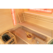  Sundum Pure 4 személyes finn sarokszauna fekete szauna