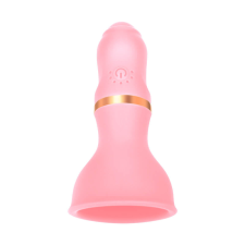 Sunfo - akkus, vibárciós bimbóizgató (pink) egyéb erotikus kiegészítők nőknek