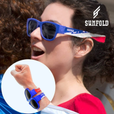 Sunfold France feltekerhető, hajtogatható polarizált uniszex napszemüveg (VIDEÓ!) napszemüveg