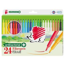Süni ICO 300 antibakteriális 24db-os vegyes színű d24 rostirón készlet (SÜNI_9580122001) filctoll, marker