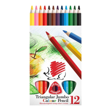 Süni Ico süni jumbo háromszög alakú festett 12db-os vegyes szín&#369; színes ceruza 7140133000 színes ceruza