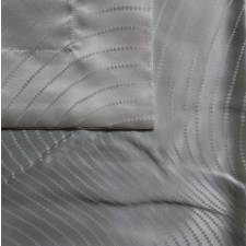 Sunnysilk hernyóselyem kispárna huzat, 40x50 cm, fehér hullámos lakástextília