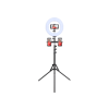 Sunpak Vlogger szett, lámpaállvány + telefonadapter stúdió körlámpa, fekete (SP-VGU-LED336-14)