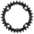 Sunrace 4BRA D.104 MTB lánctányér, 32 fog, tripla középső, fekete alumínium, kompatibilis más márkákkal, Narrow Wide SUNRACE  Bicikli alkatrészek Kerékpár alkatrészek Kerékpár lánctányérok