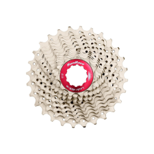 Sunrace CSRX1 11 sebességes fogaskeréksor [ezüst-piros, 11-25] kerékpáros kerékpár és kerékpáros felszerelés