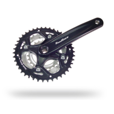 Sunrace FCM513 négyszögtengelyes hajtómű gyerek kerékpárhoz [fekete, 42/34/24, 152 mm] kerékpáros kerékpár és kerékpáros felszerelés