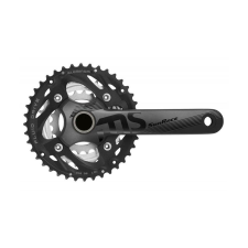 Sunrace FCMS66 integrált tengelyes MTB hajtómű, 22-36T, 2x10s, 175 mm, alumínium, fekete kerékpár hajtómű