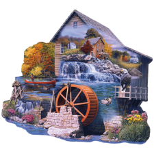 SunsOut 1000 db-os puzzle - The Old Mill Stream - Russell Cobane (95065) puzzle, kirakós