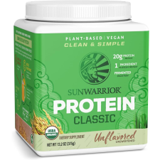 Sunwarrior Classic Protein, ízesítetlen, 375 g Étrend-kiegészítő reform élelmiszer