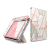 Supcase Apple iPad Air 2020 (iPad Air 4) Supcase Cosmo ütésálló flip tablet tok, Rózsaszín/Márvány minta