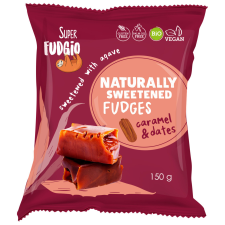 Super Fudgio Super fudgio bio tejmentes datolya agavé karamella 150 g csokoládé és édesség