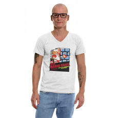  Super Mario Nintendo - Férfi V Nyakú Póló