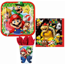 Super Mario party szett 36 db-os party kellék