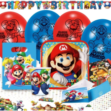 Super Mario party szett 60 db-os party kellék